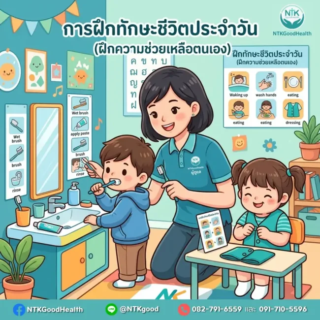 การฝึกทักษะชีวิตประจำวัน
